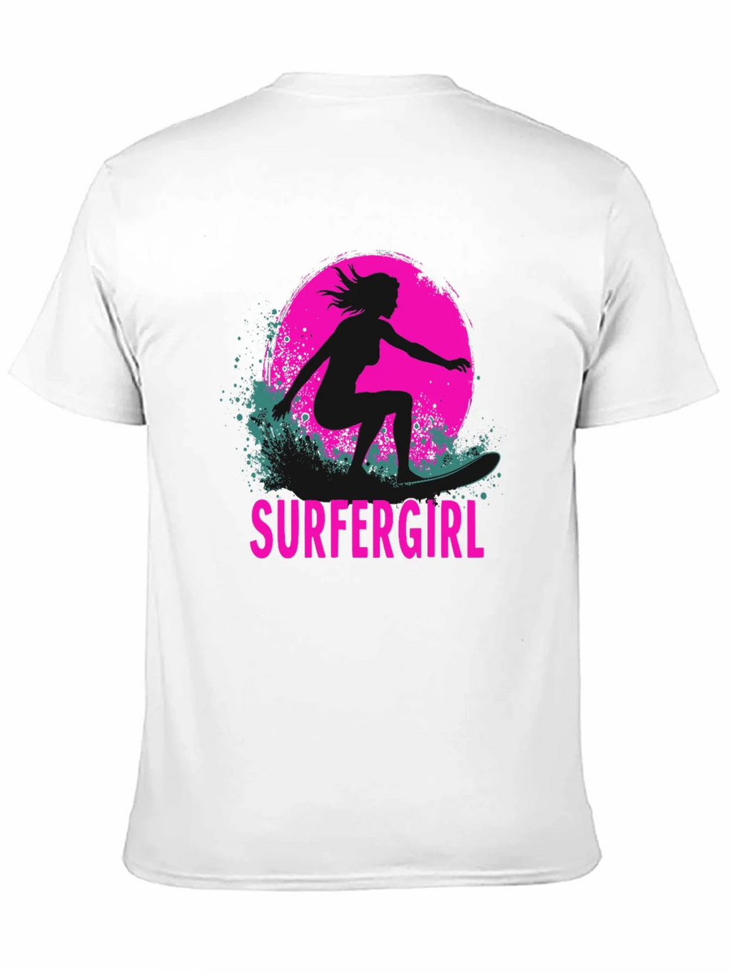 Surfer Girl Graphic Tee - Black product image 10