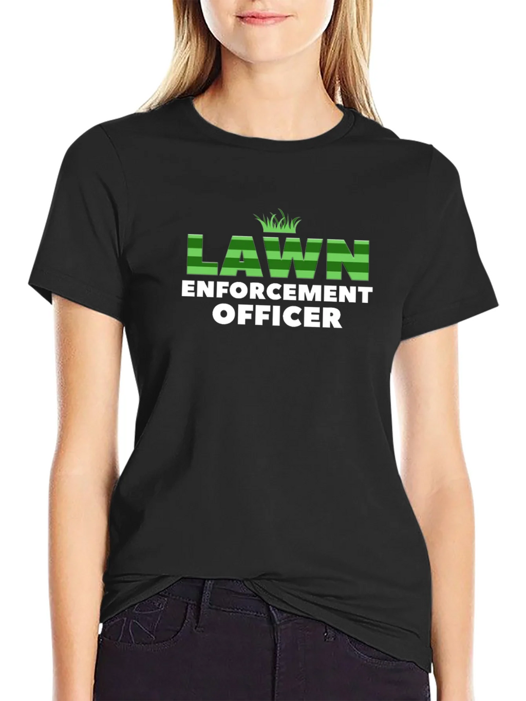 Lawn Enforcement Officer Graphic T-Shirt product image 2