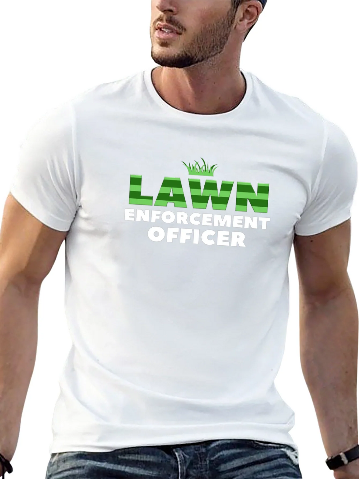 Lawn Enforcement Officer Graphic T-Shirt product image 11