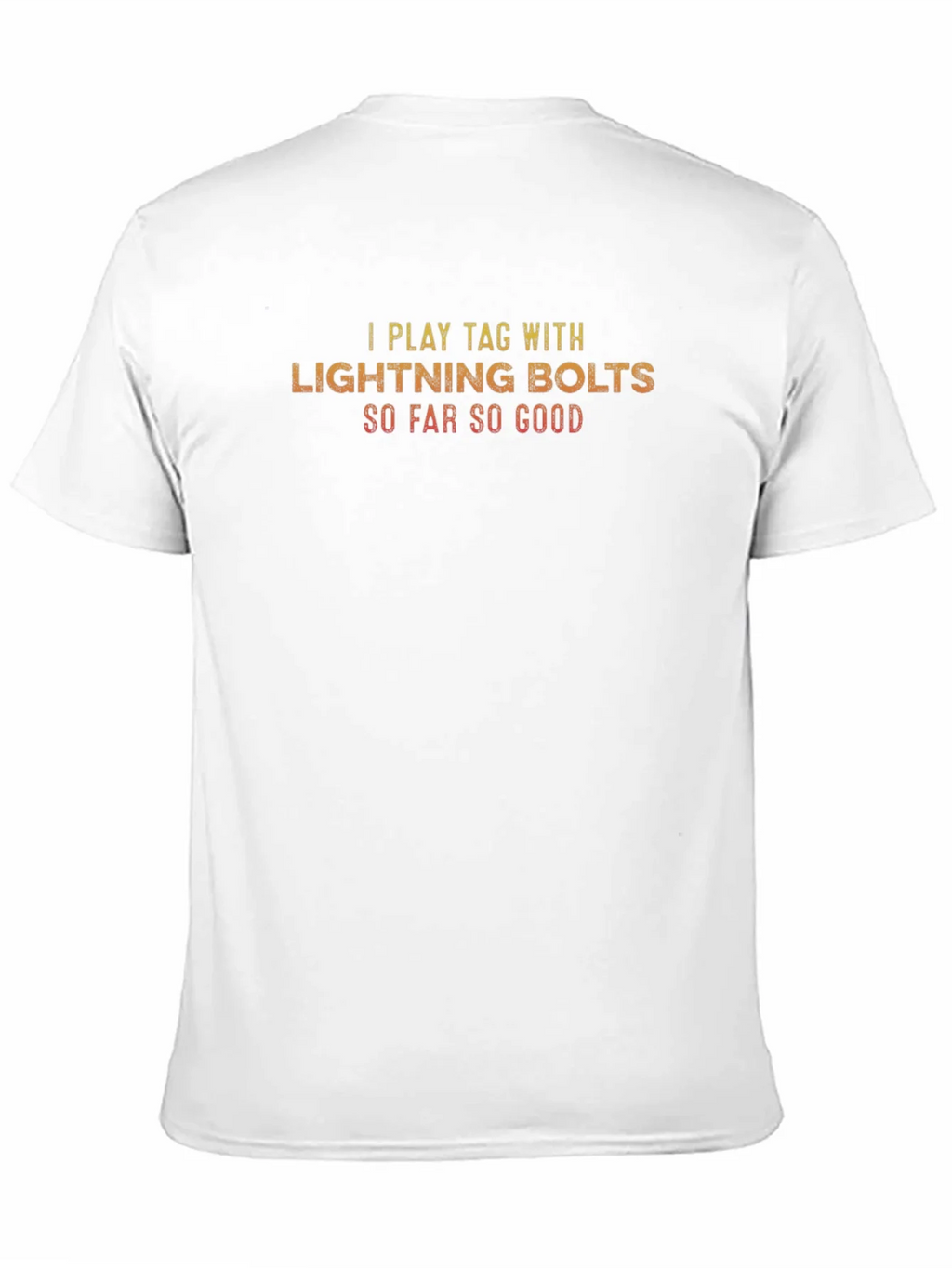 I Play Tag With Lightning Bolts Black T-Shirt product image 10