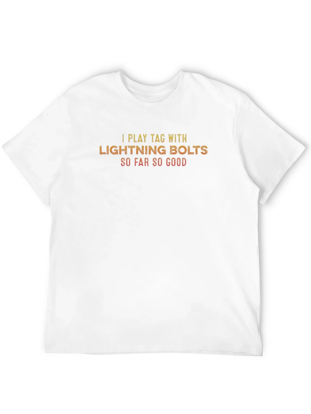 I Play Tag With Lightning Bolts Black T-Shirt product image 11