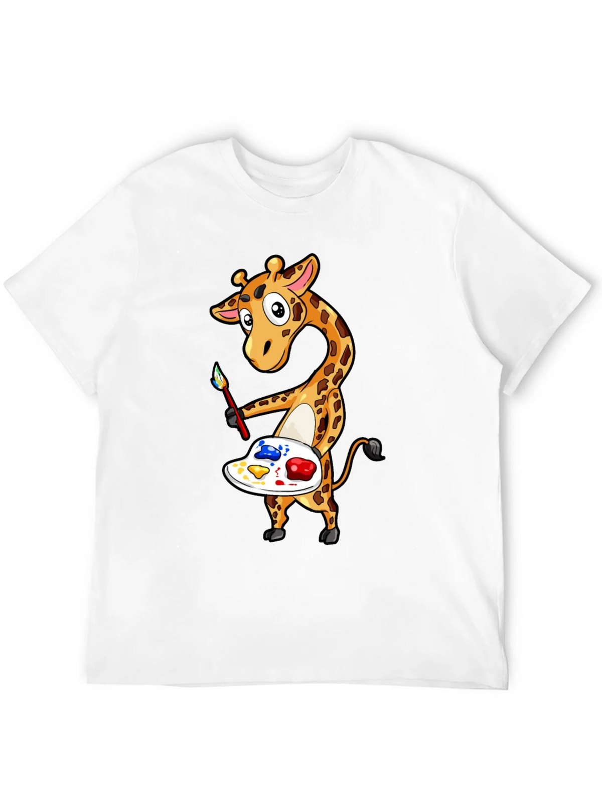 Giraffe Artist Graphic Tee - Black product image 10