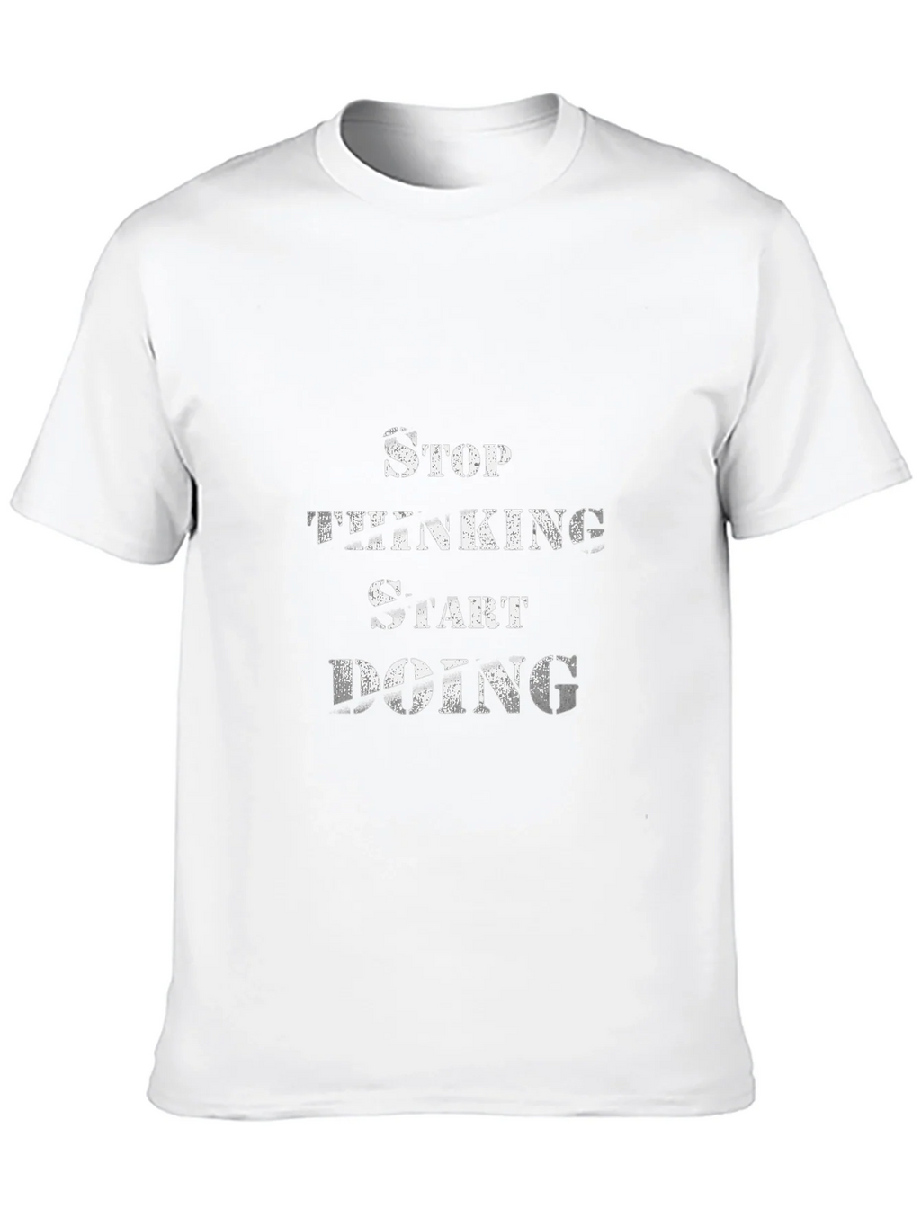 Stop Thinking Start Doing Black T-Shirt product image 9