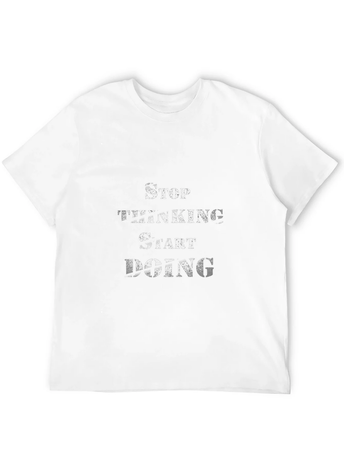 Stop Thinking Start Doing Black T-Shirt product image 11