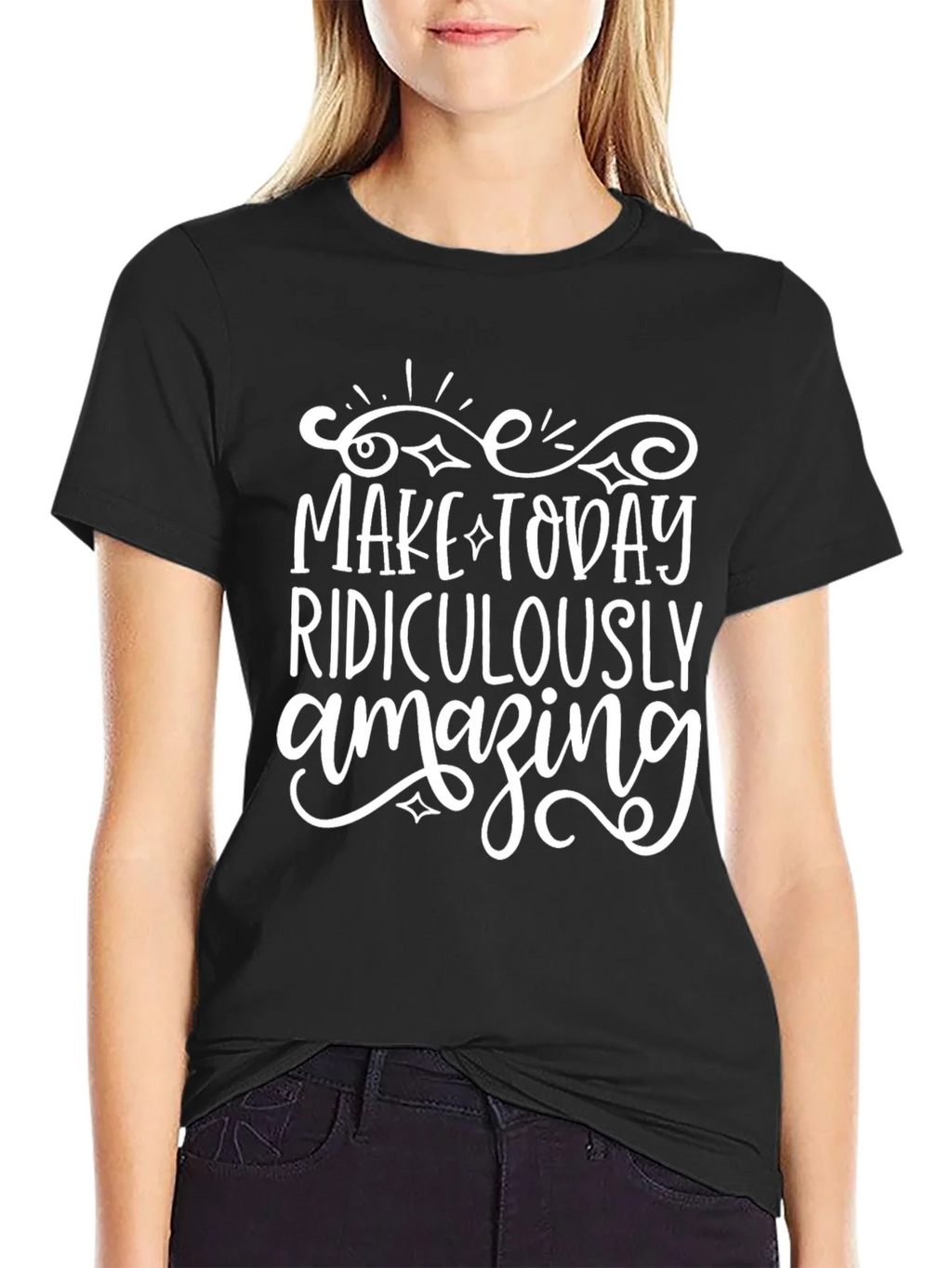 Ridiculously Amazing Black Graphic Tee product image 2