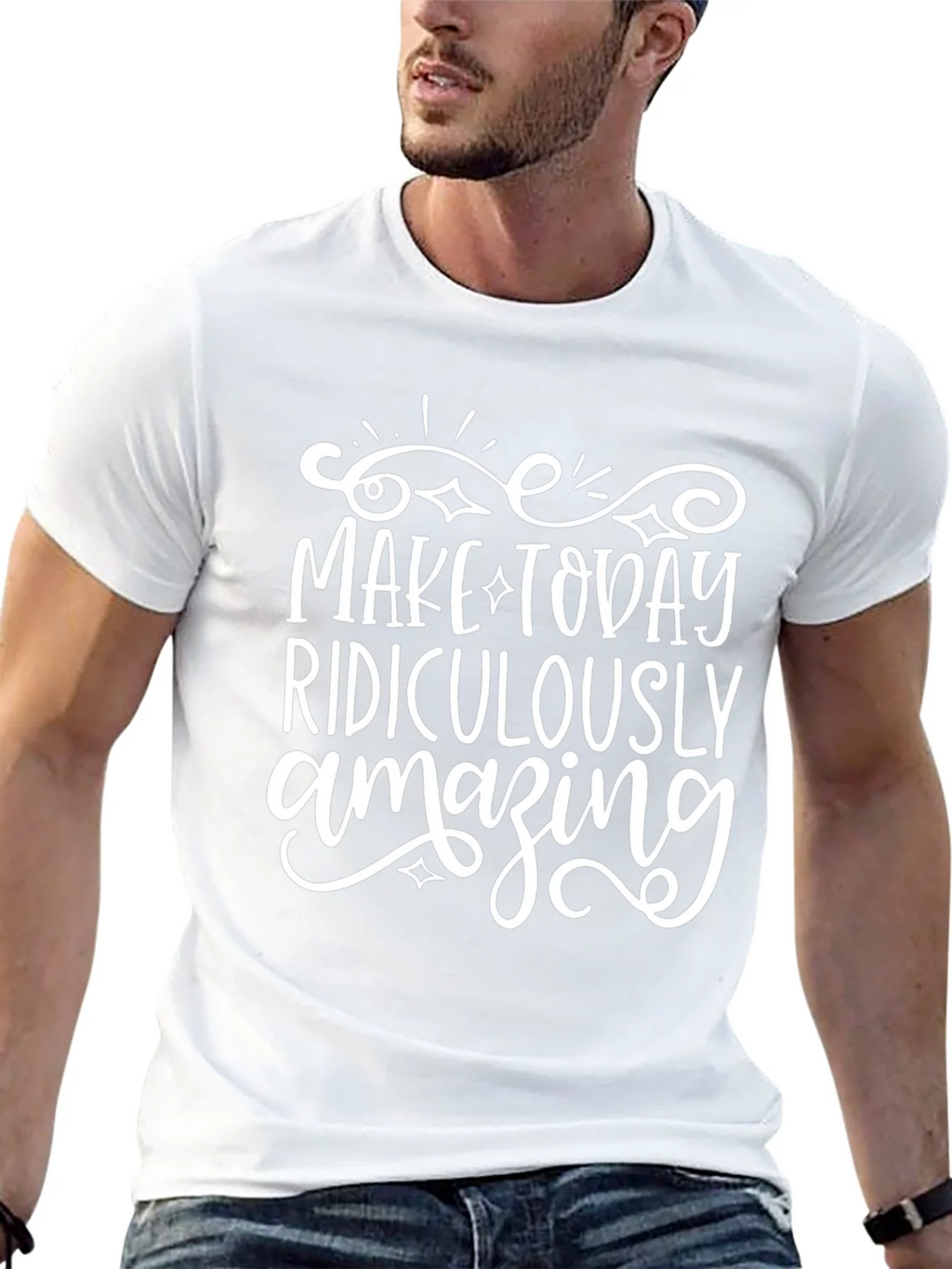 Ridiculously Amazing Black Graphic Tee product image 12
