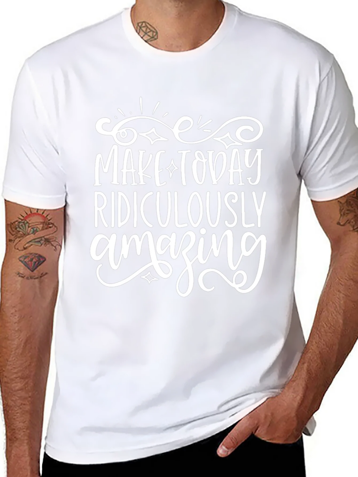 Ridiculously Amazing Black Graphic Tee product image 7