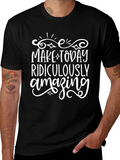 Ridiculously Amazing Black Graphic Tee product image 1
