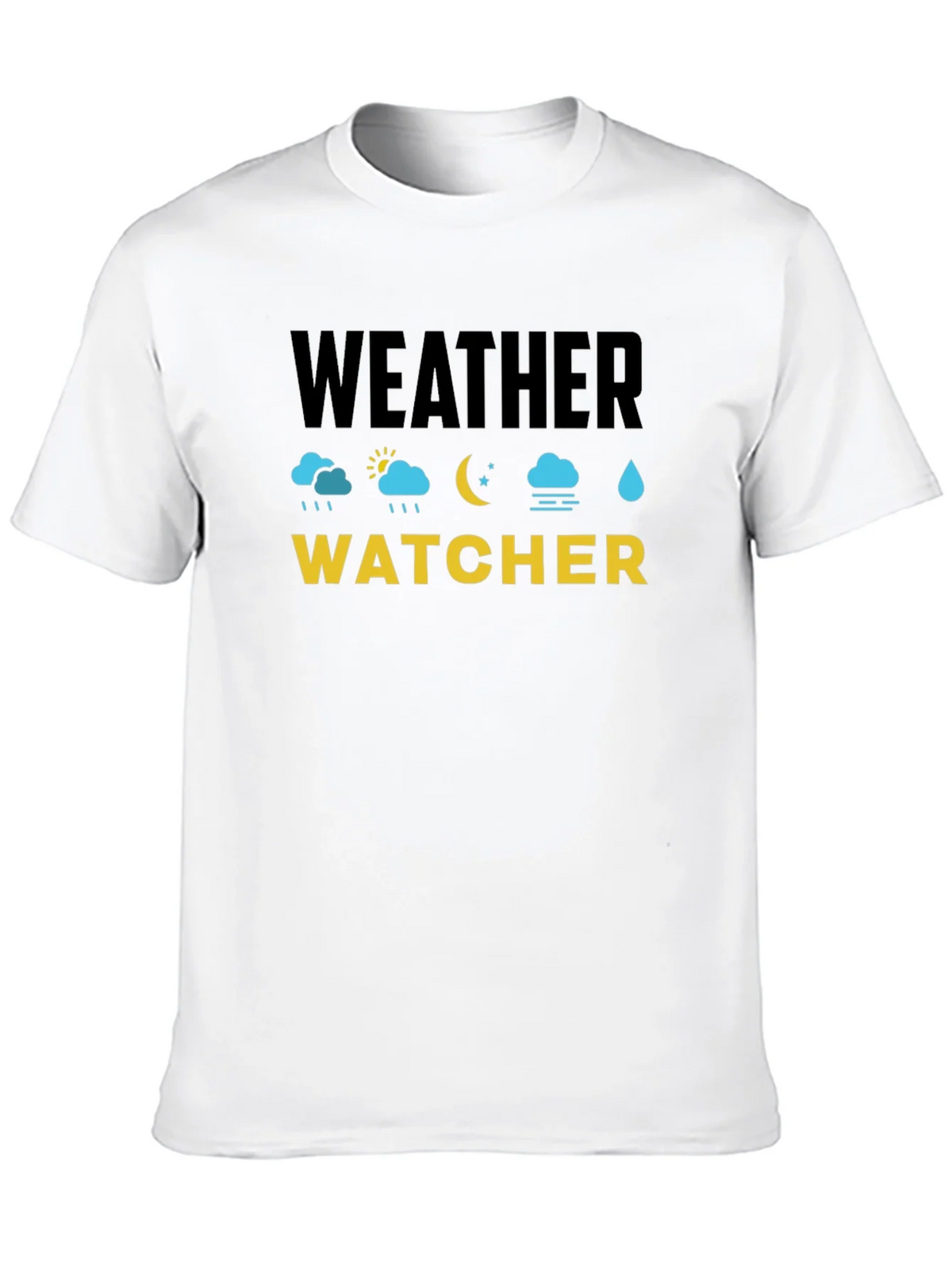 Weather Watcher Black Cotton T-Shirt product image 9