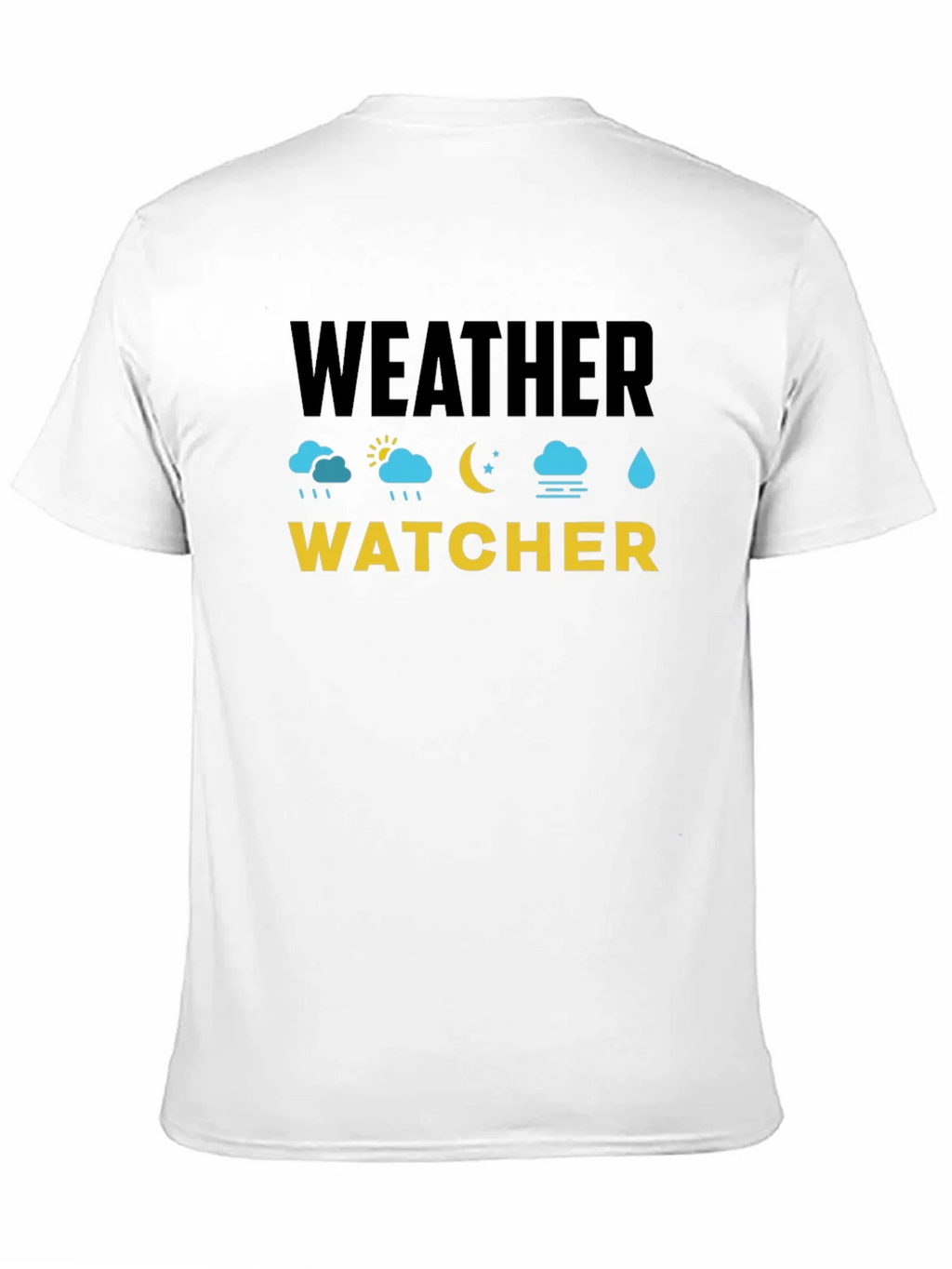 Weather Watcher Black Cotton T-Shirt product image 10