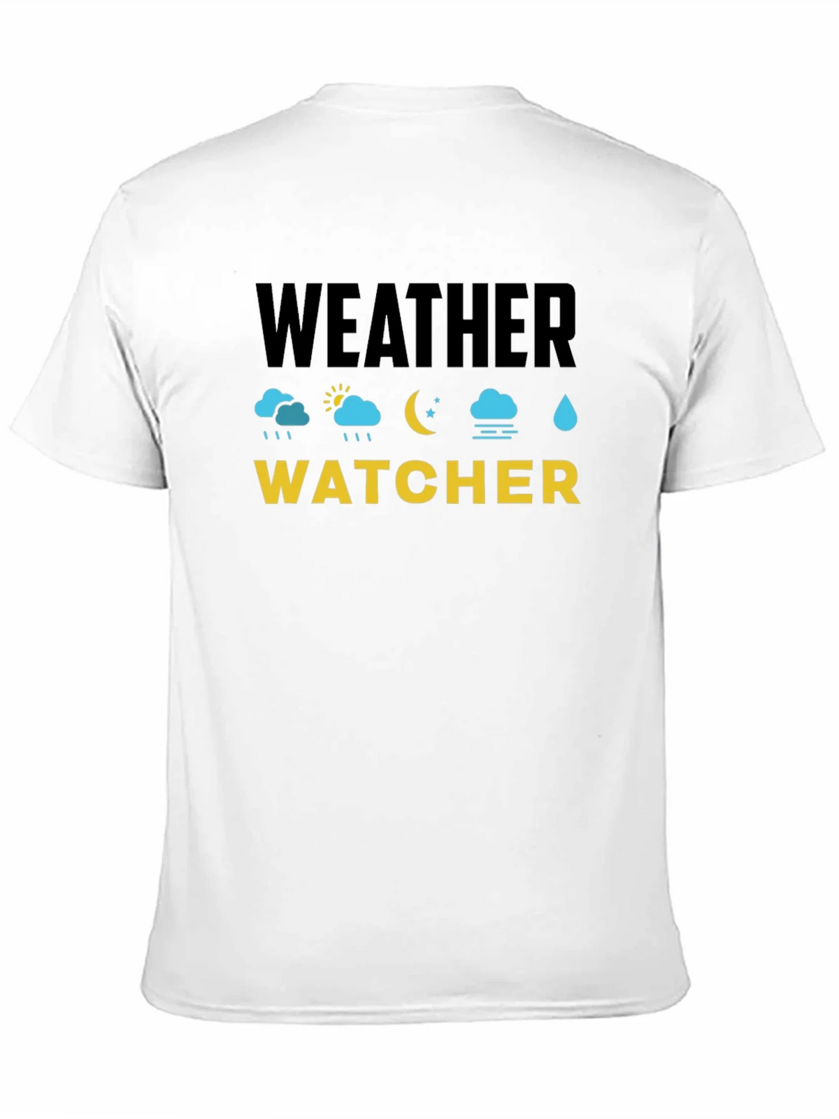 Weather Watcher Black Cotton T-Shirt product image 10