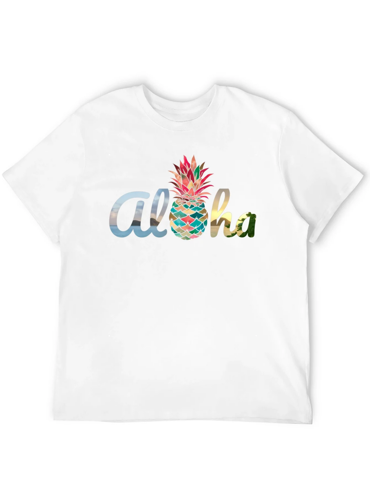 Aloha Pineapple Graphic Black T-Shirt product image 11