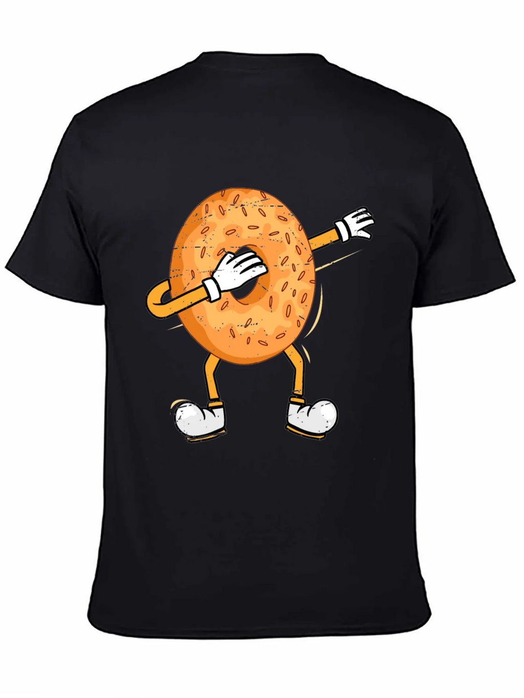 Dabbing Bagel Humor T-Shirt product image 3