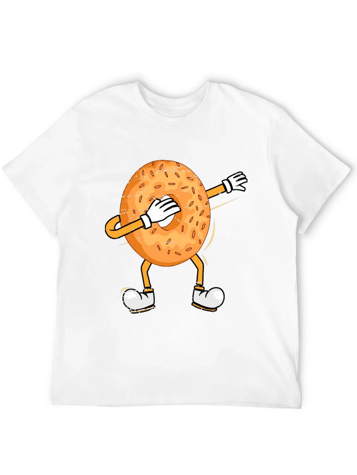 Dabbing Bagel Humor T-Shirt product image 7