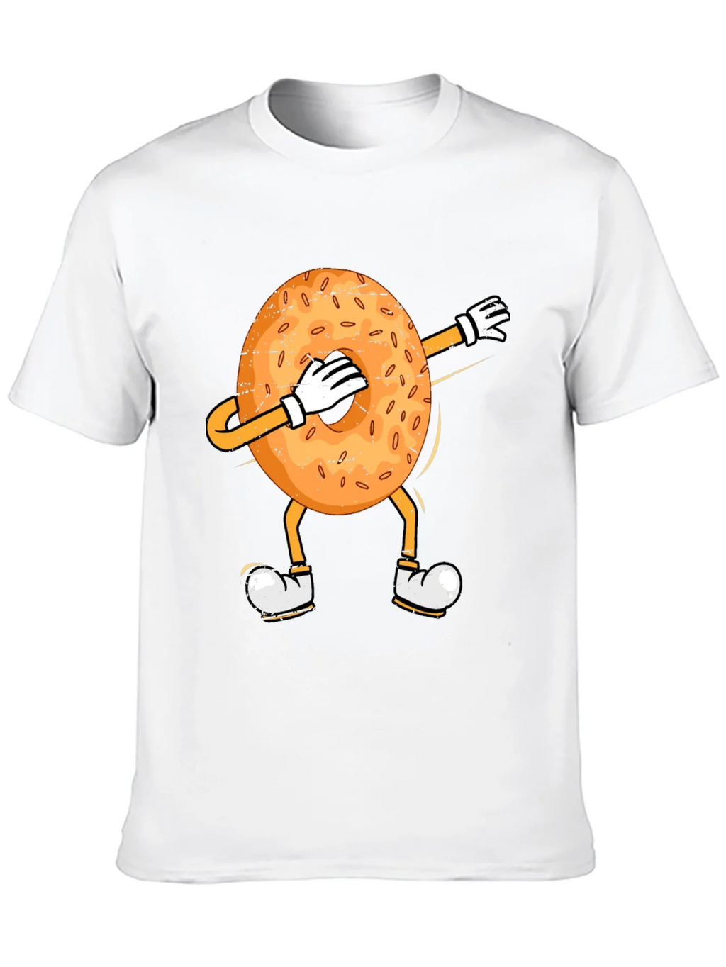 Dabbing Bagel Humor T-Shirt product image 6