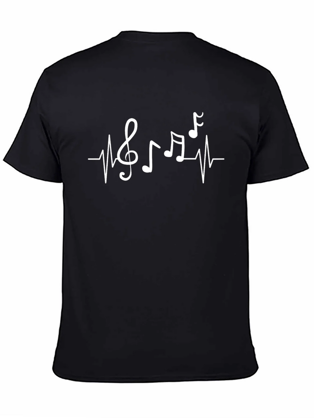 Music Heartbeat Graphic Tee - Black product image 3
