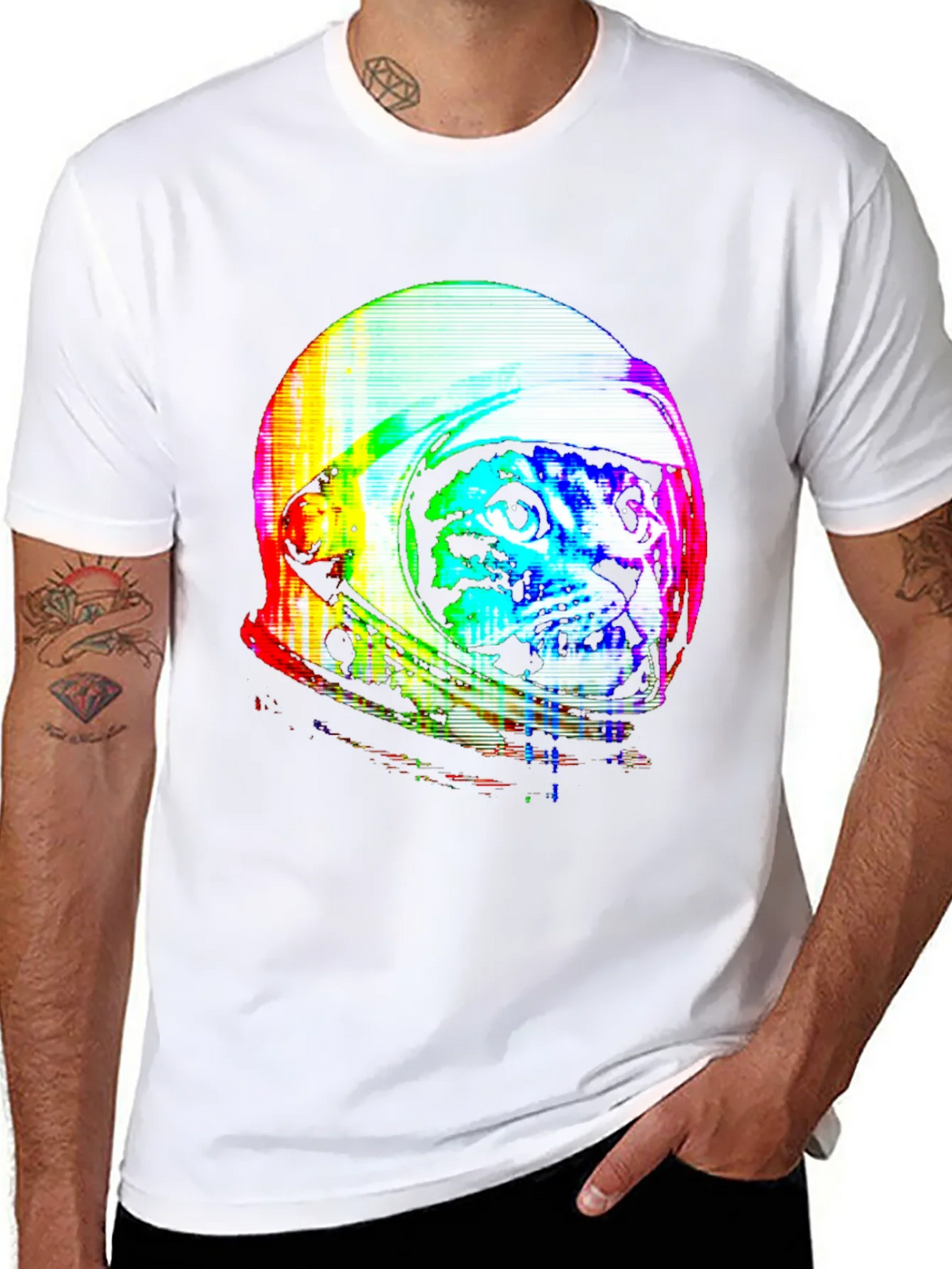 Retro Space Cat T-Shirt - Galaxy Kitten Tee product image 6