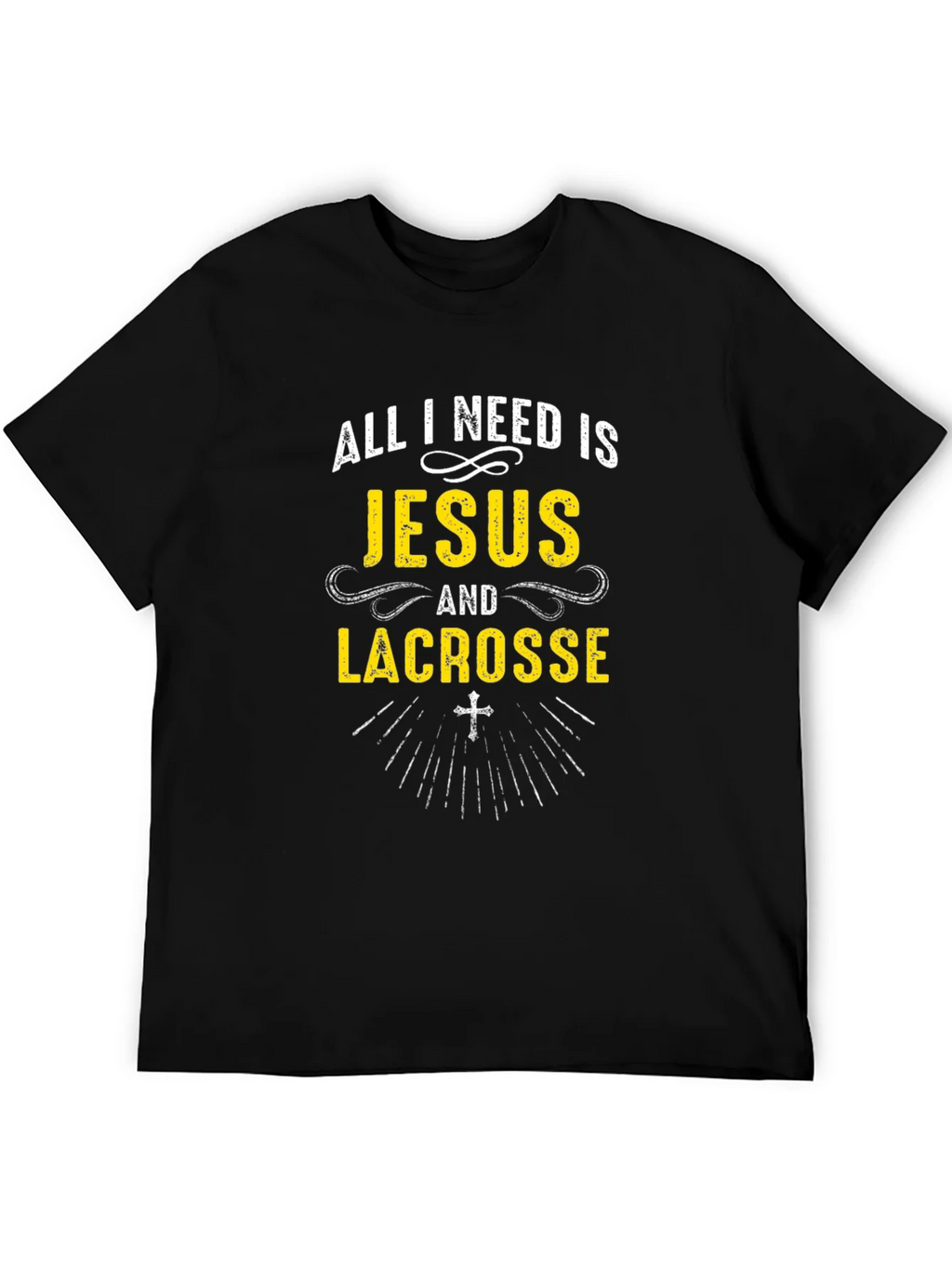 Jesus and Lacrosse T-Shirt product image 4
