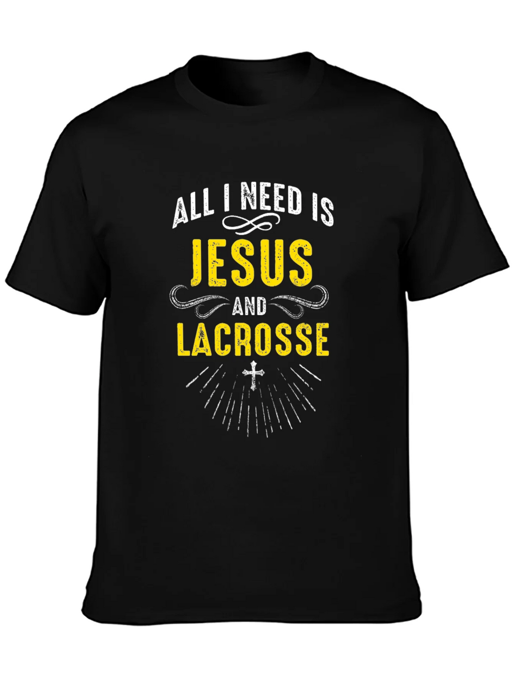 Jesus and Lacrosse T-Shirt product image 2