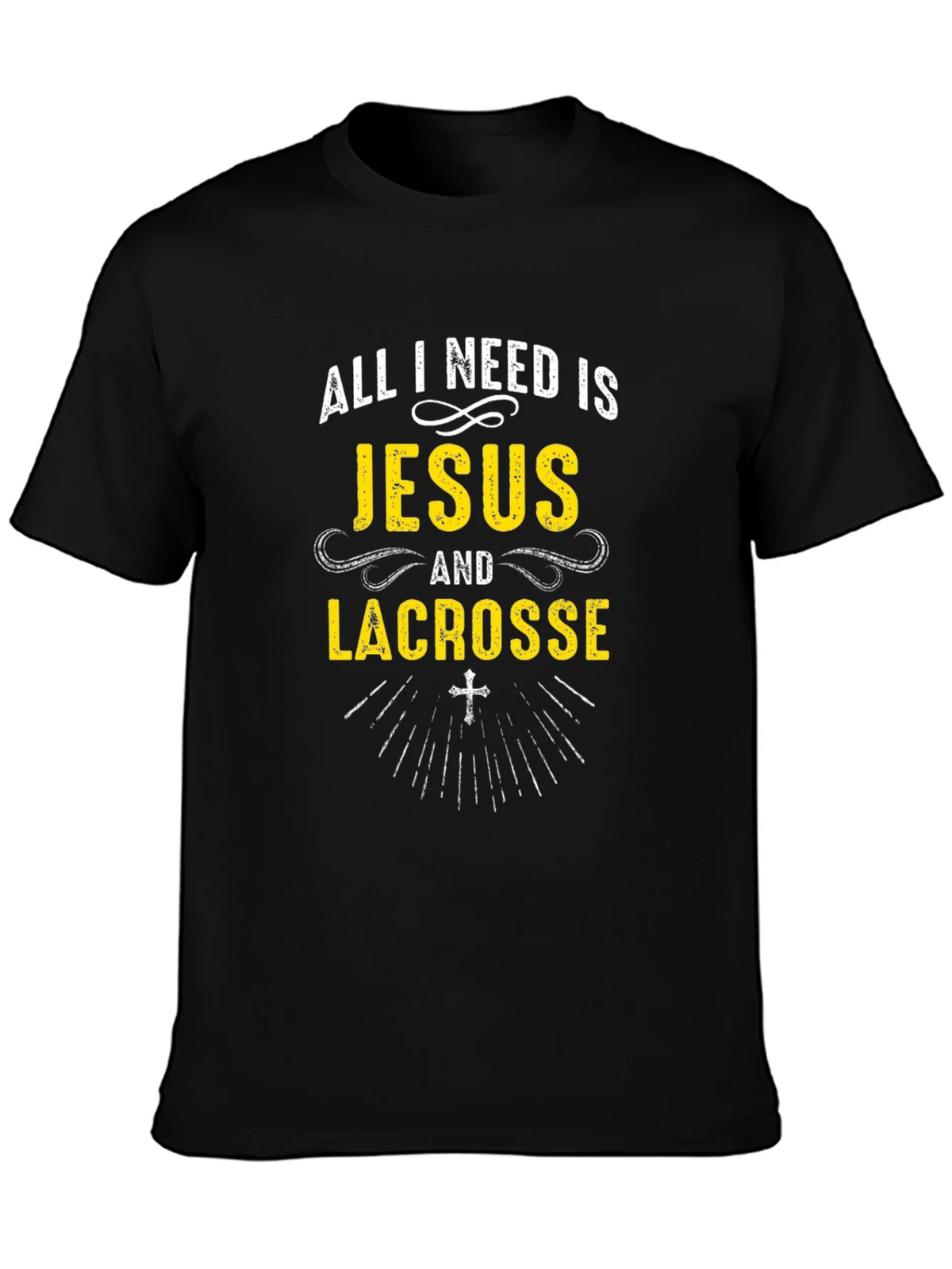 Jesus and Lacrosse T-Shirt product image 2