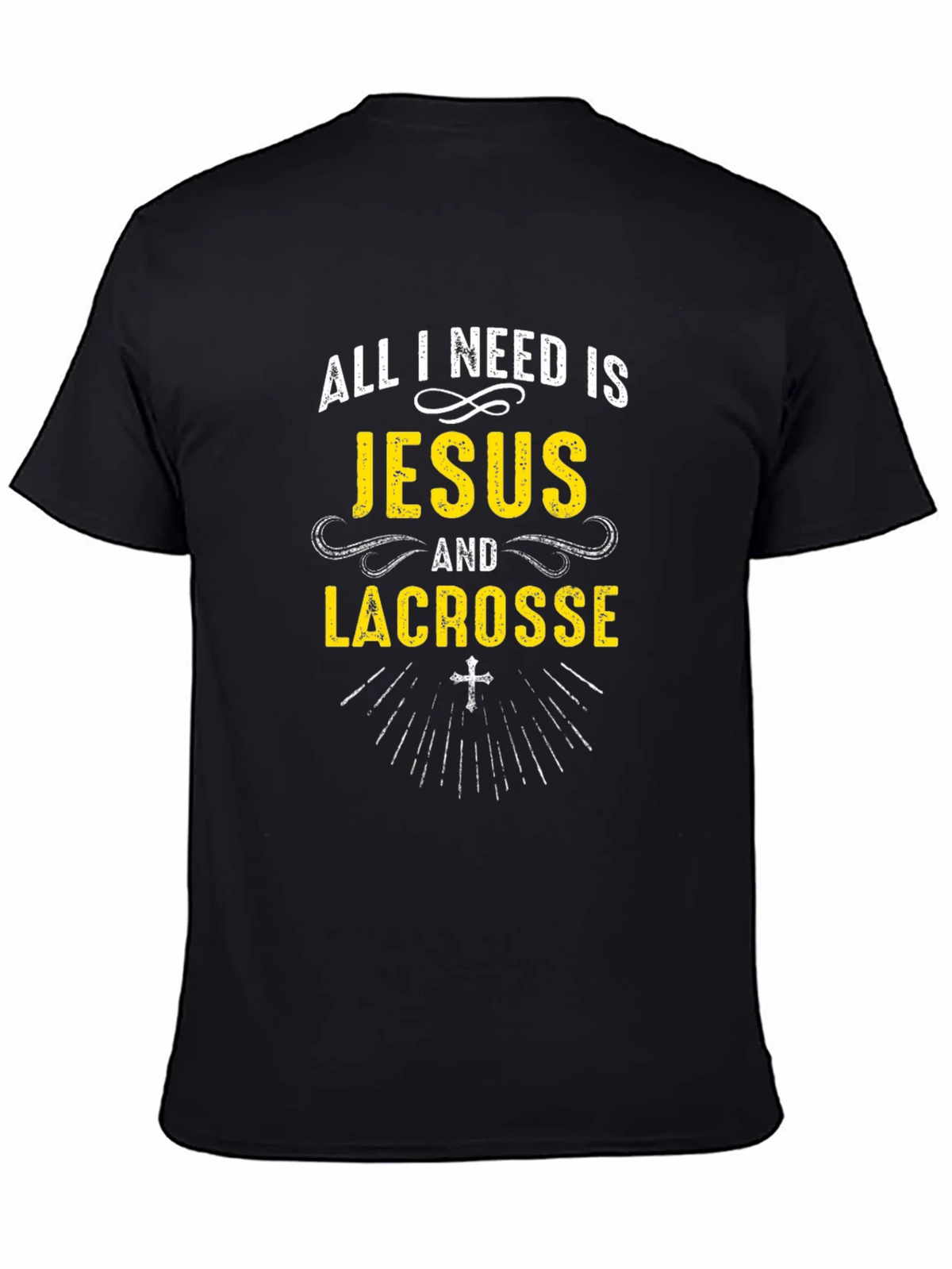 Jesus and Lacrosse T-Shirt product image 3
