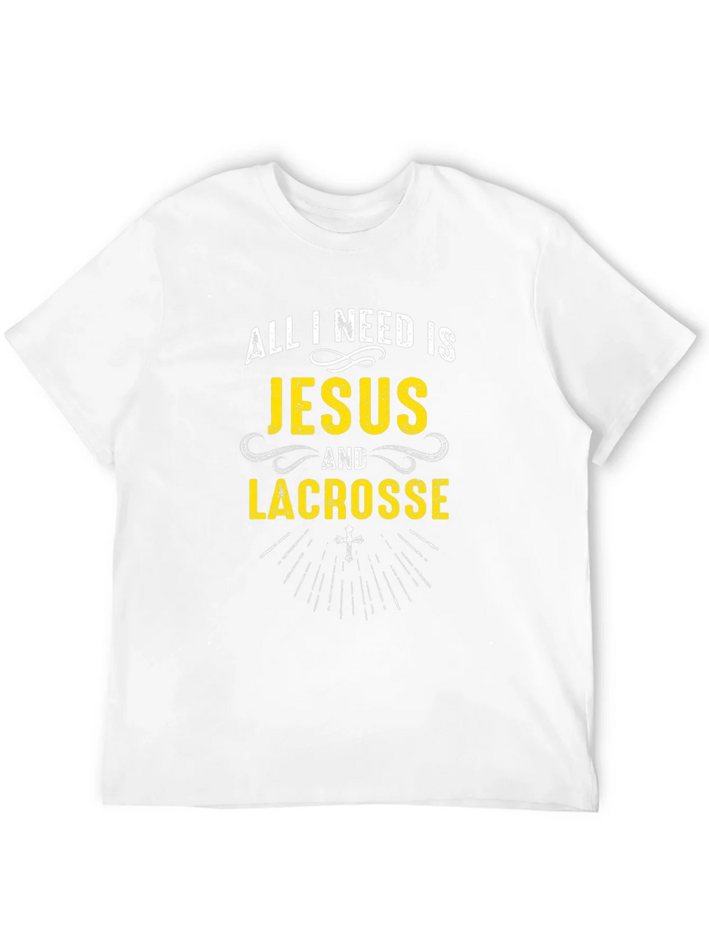 Jesus and Lacrosse T-Shirt product image 10