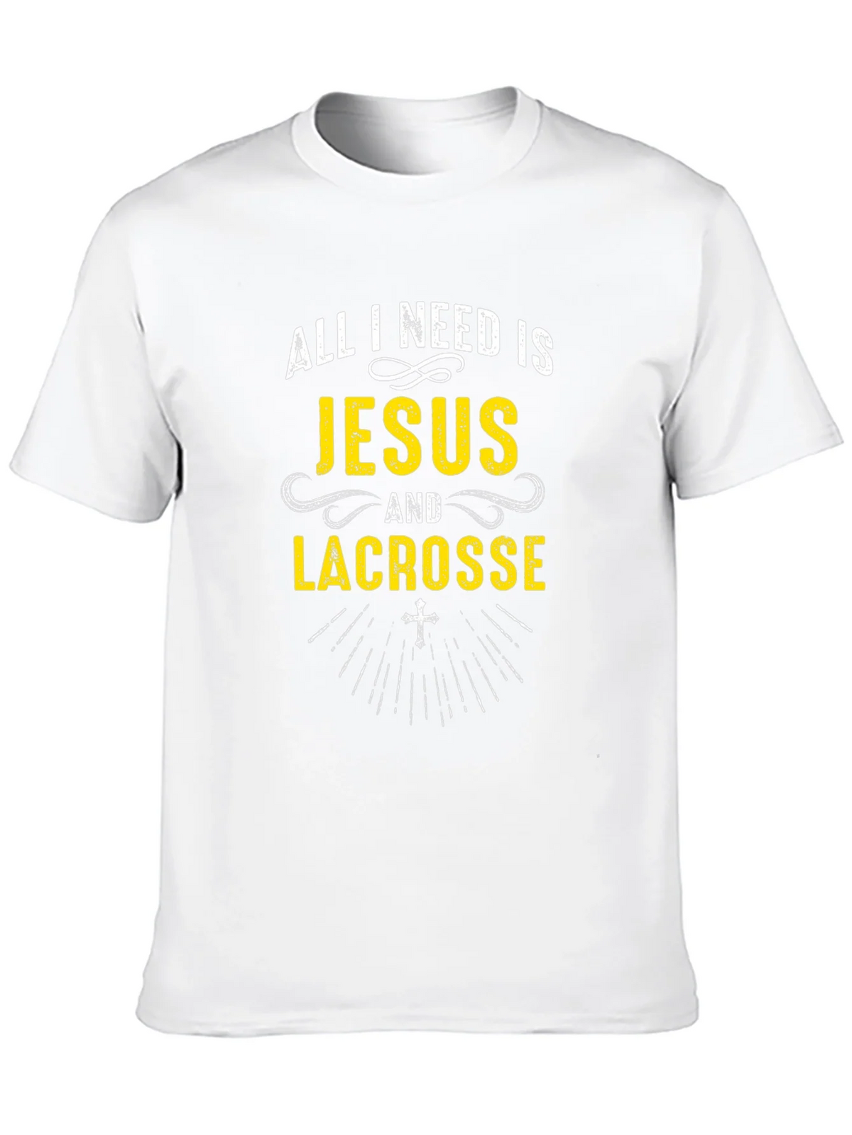 Jesus and Lacrosse T-Shirt product image 8