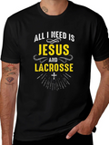 Jesus and Lacrosse T-Shirt product image 1