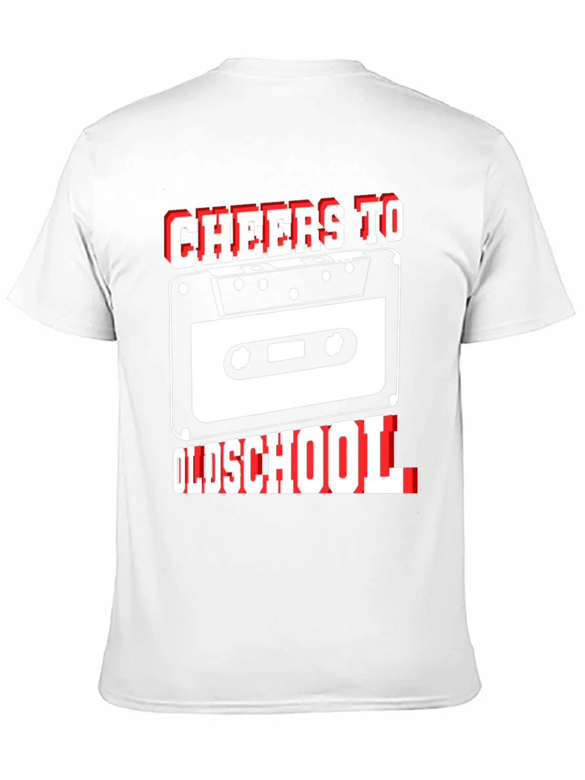 Cheers to Oldschool Retro Cassette Tape Graphic T-Shirt product image 10