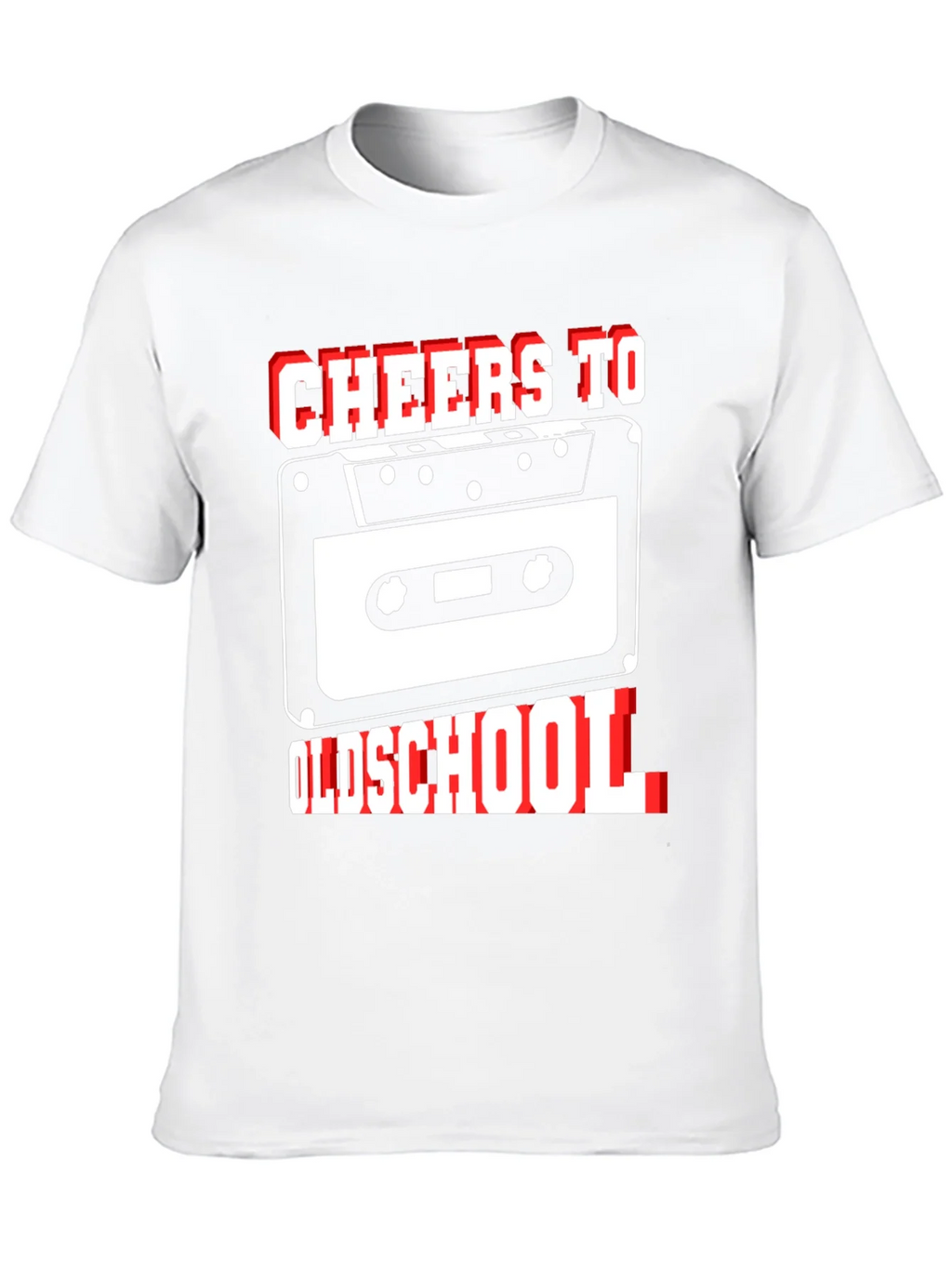 Cheers to Oldschool Retro Cassette Tape Graphic T-Shirt product image 9
