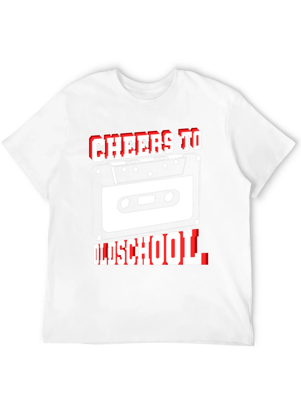 Cheers to Oldschool Retro Cassette Tape Graphic T-Shirt product image 11