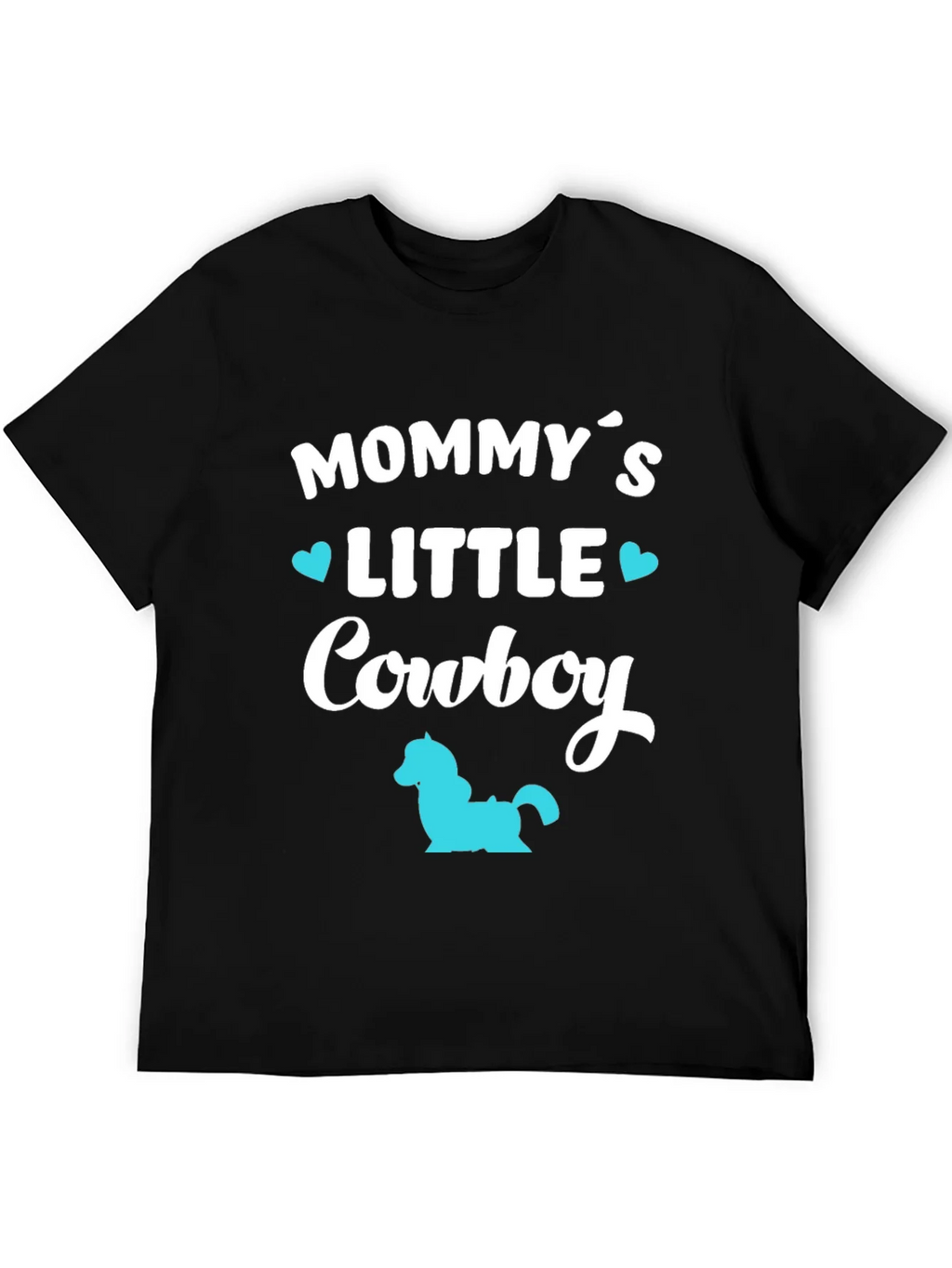 Mommys Little Cowboy - Black T-Shirt product image 5