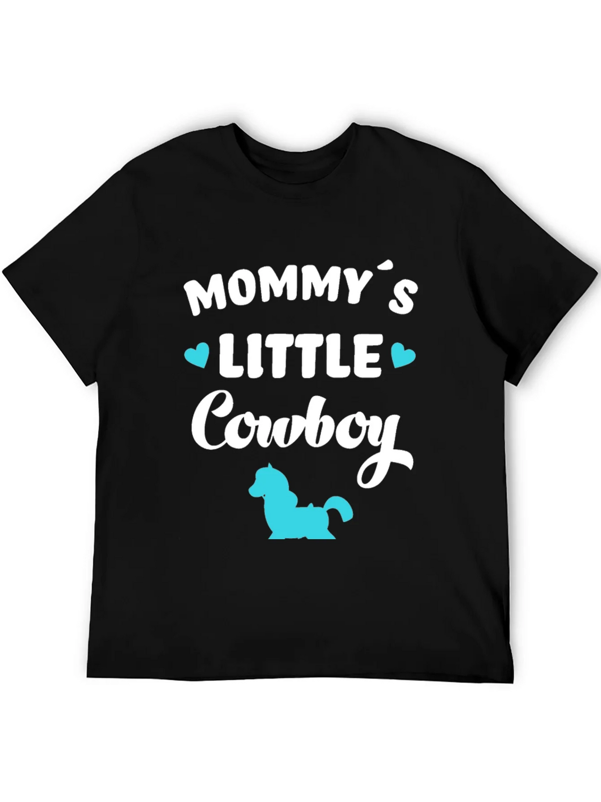Mommys Little Cowboy - Black T-Shirt product image 5