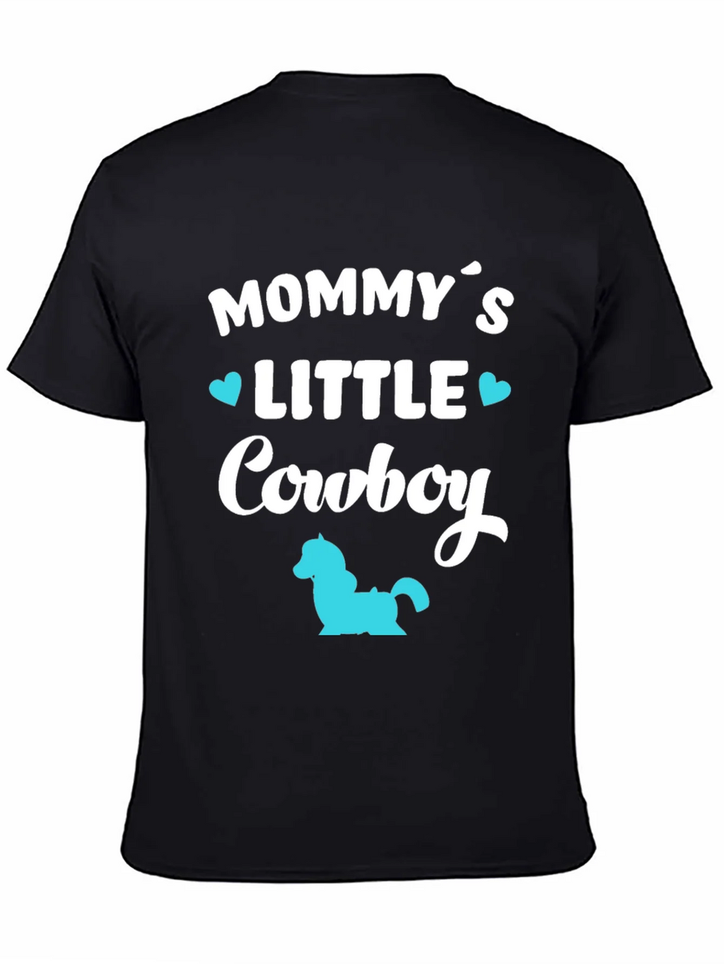 Mommys Little Cowboy - Black T-Shirt product image 4