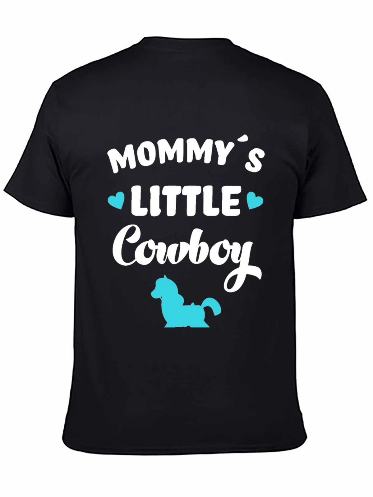 Mommys Little Cowboy - Black T-Shirt product image 4