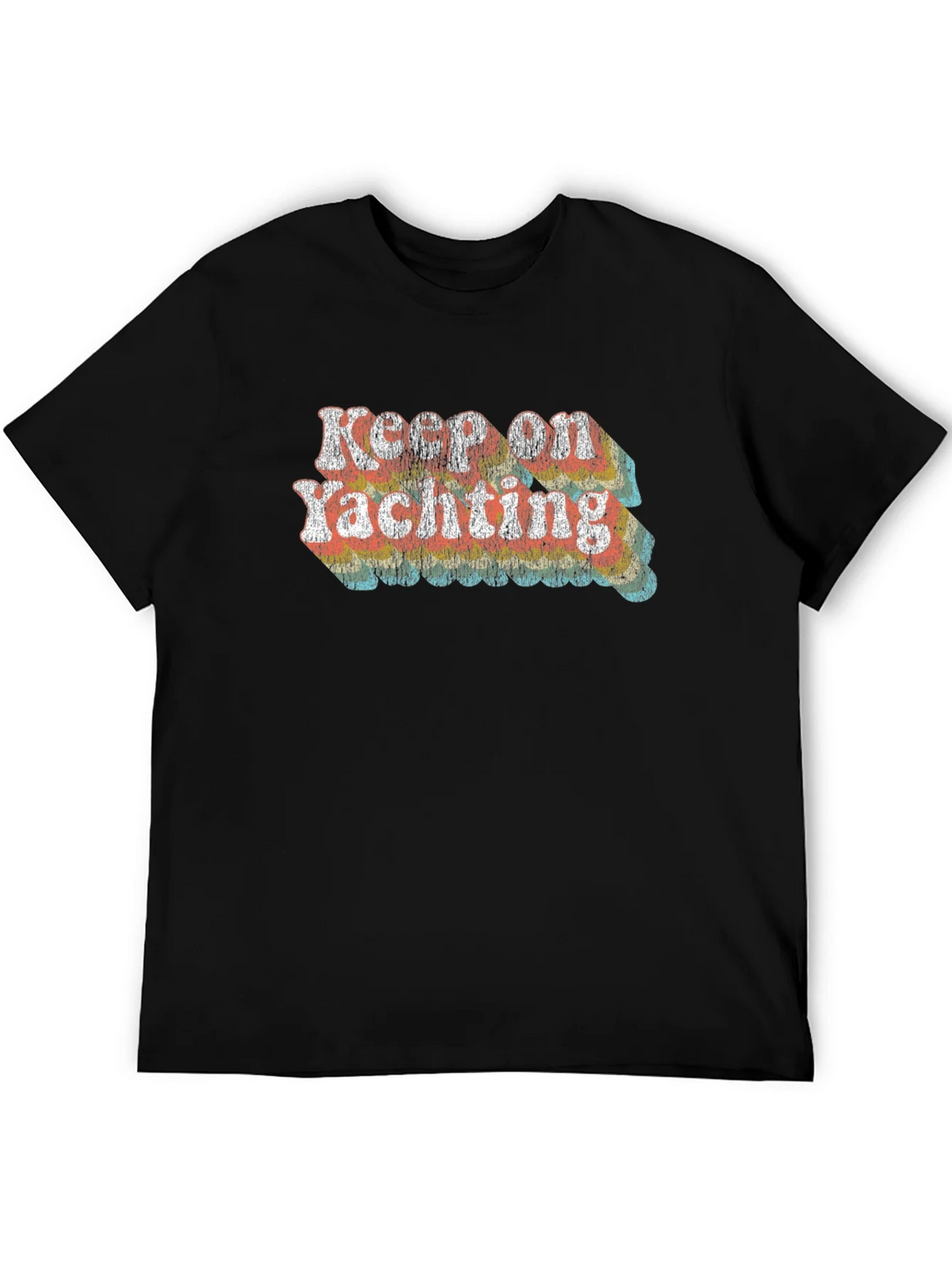 Keep on Yachting Retro Graphic Tee - Black product image 3