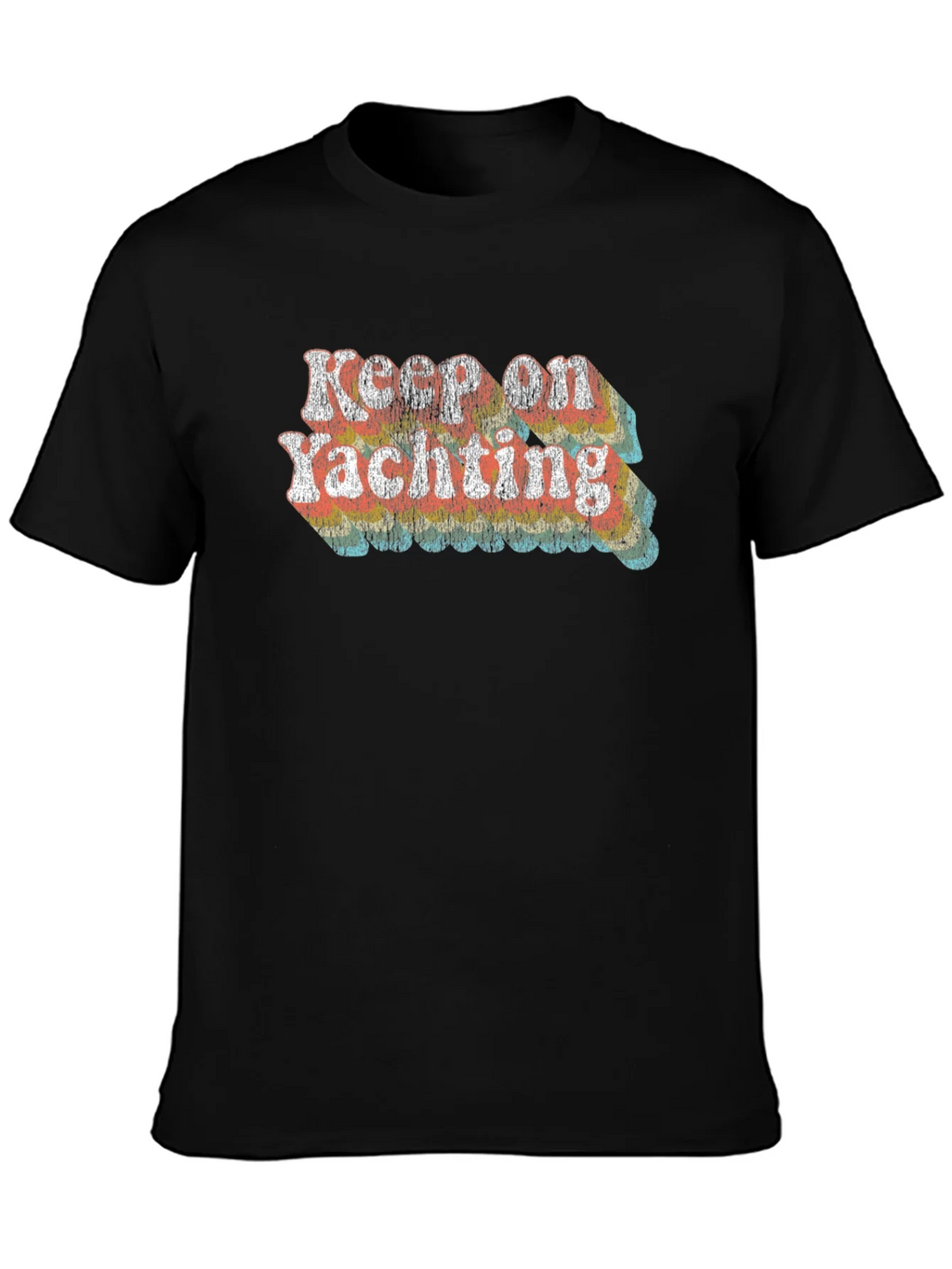 Keep on Yachting Retro Graphic Tee - Black product image 2