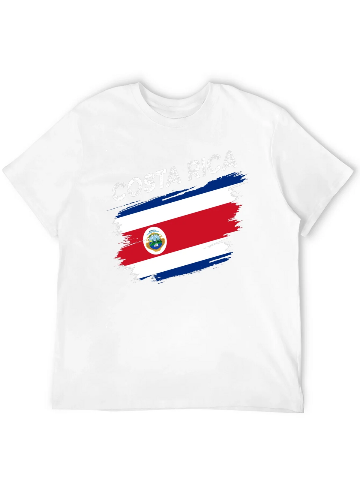 Costa Rica Flag Graphic Tee - Black T-Shirt product image 5