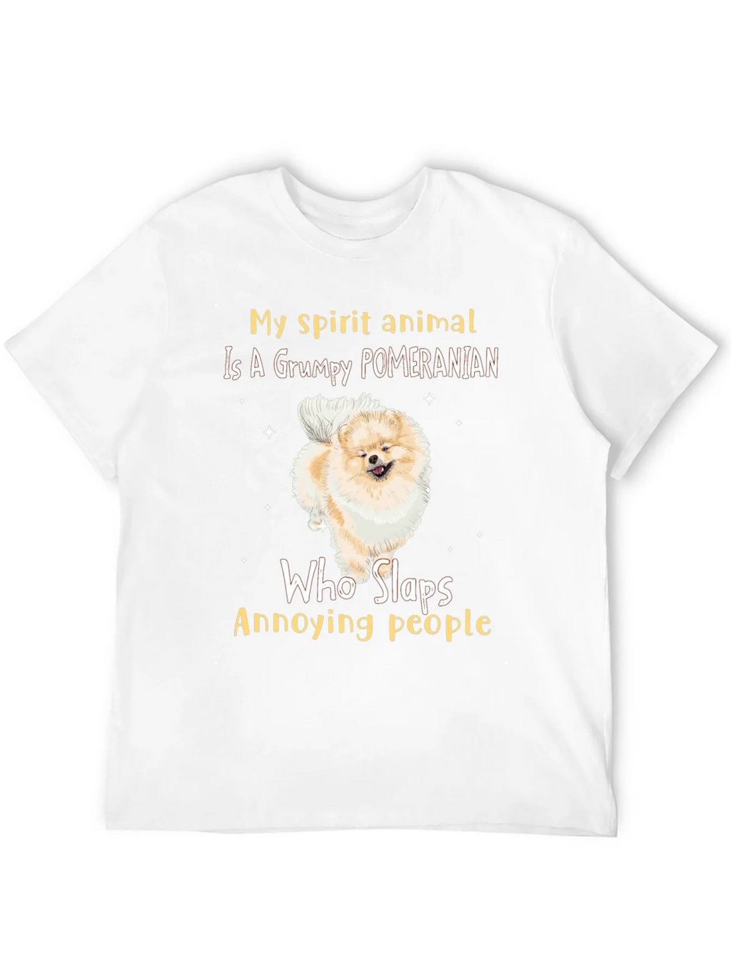 Grumpy Pomeranian Slaps People T-Shirt product image 11
