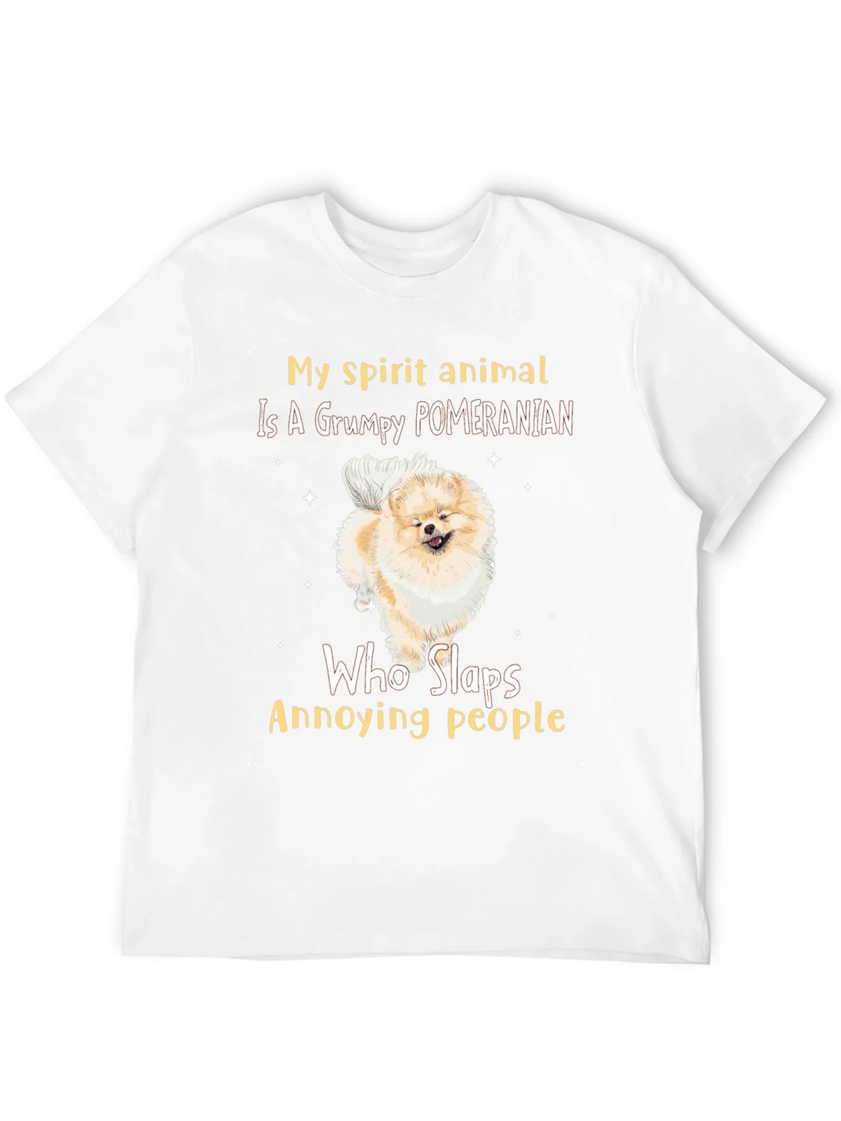 Grumpy Pomeranian Slaps People T-Shirt product image 11