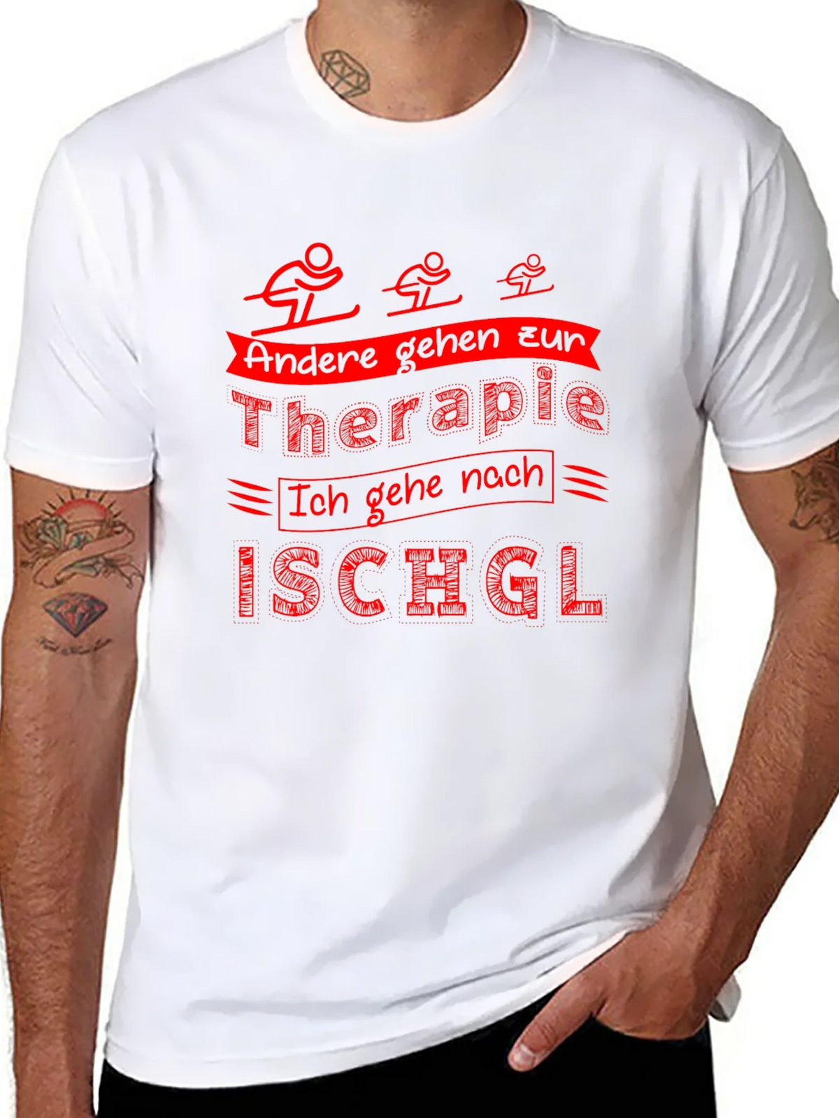 Funny Ski T-Shirt: Therapy Ischgl product image 7