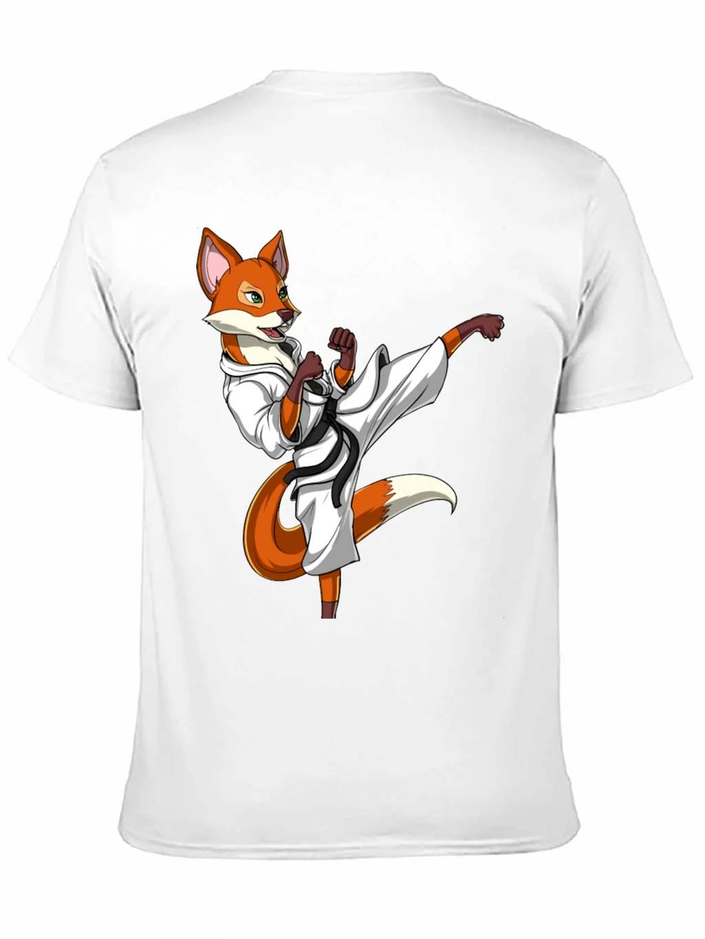 Martial Arts Fox Graphic T-Shirt product image 7