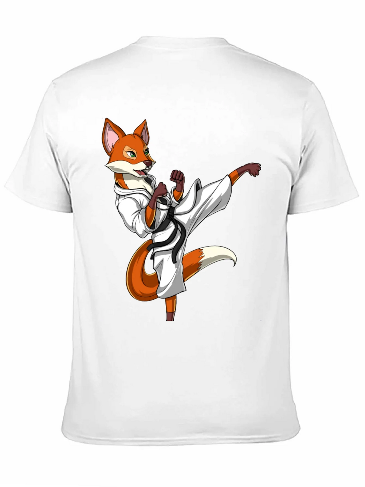 Martial Arts Fox Graphic T-Shirt product image 7