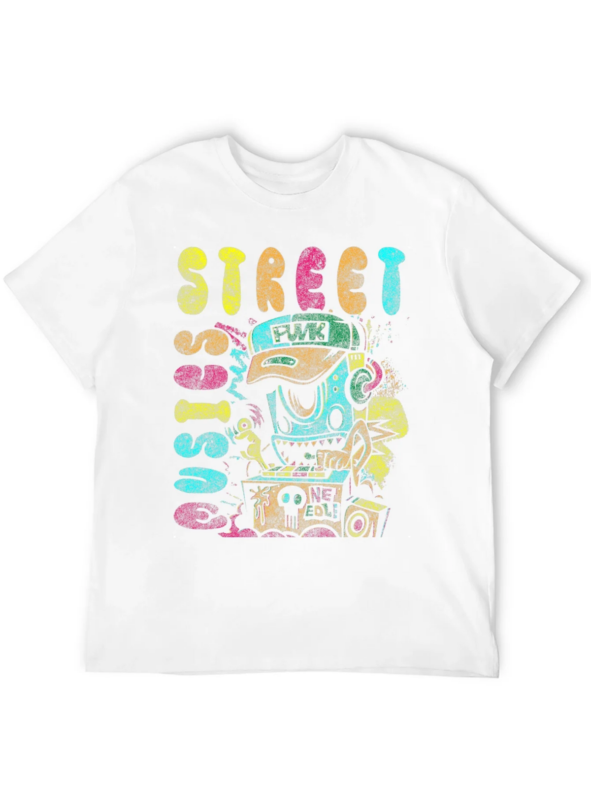 Street Sounds Graphic Tee - Black Cotton T-Shirt product image 10