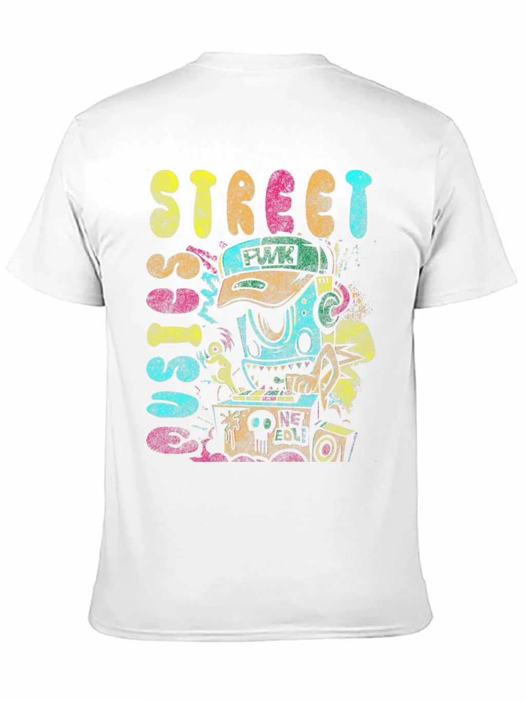 Street Sounds Graphic Tee - Black Cotton T-Shirt product image 9