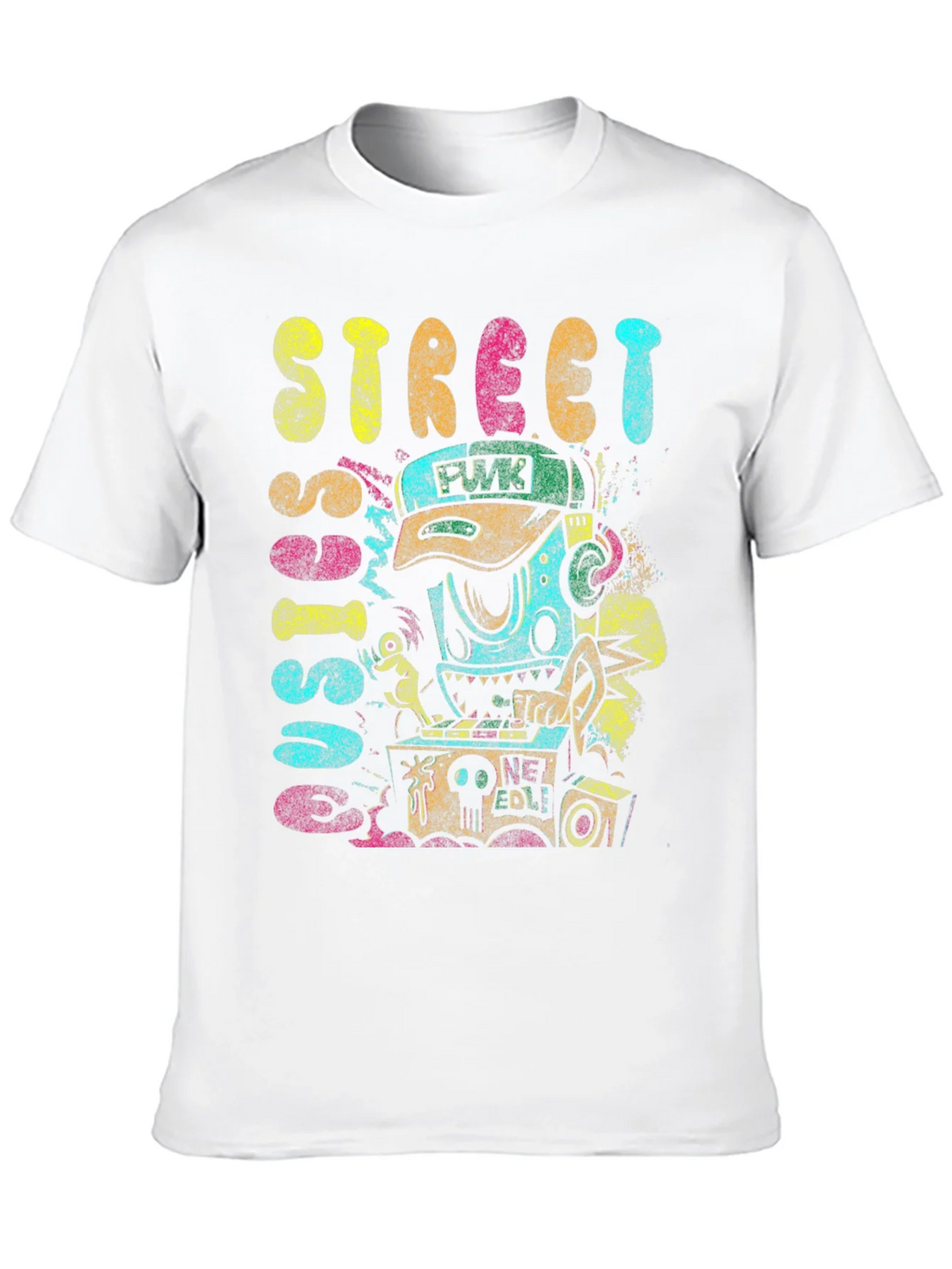 Street Sounds Graphic Tee - Black Cotton T-Shirt product image 8