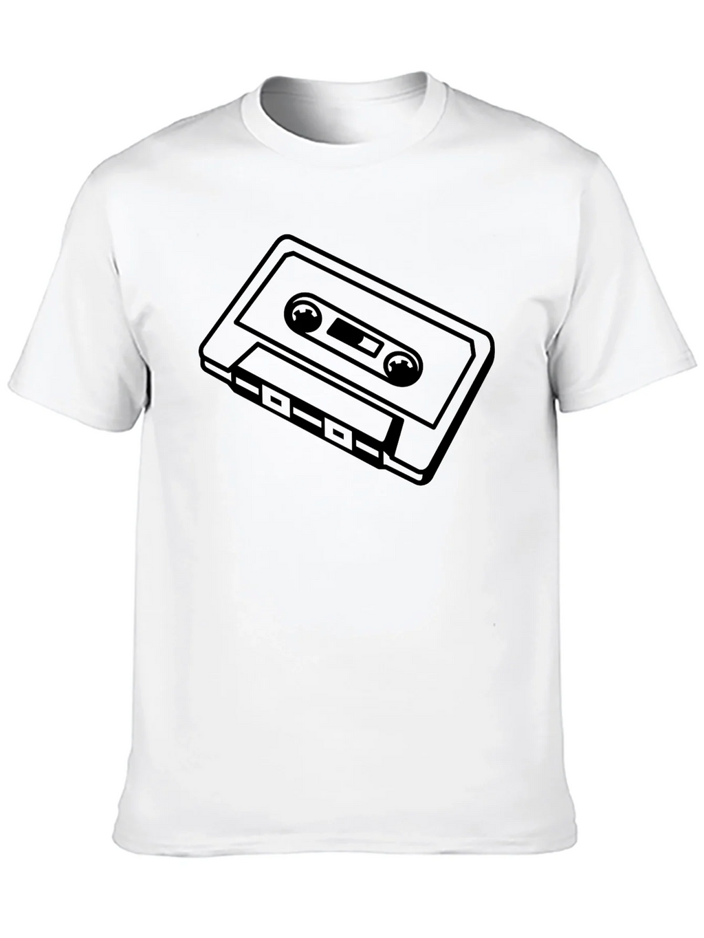 Retro Cassette Tape Graphic Tee - Black product image 8
