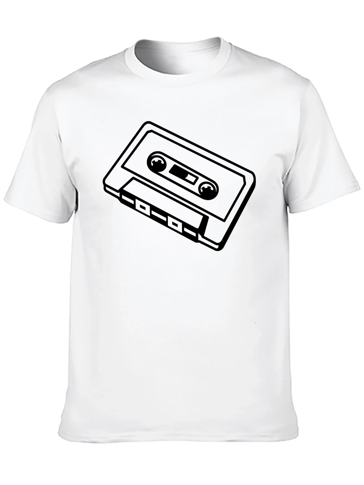 Retro Cassette Tape Graphic Tee - Black product image 8