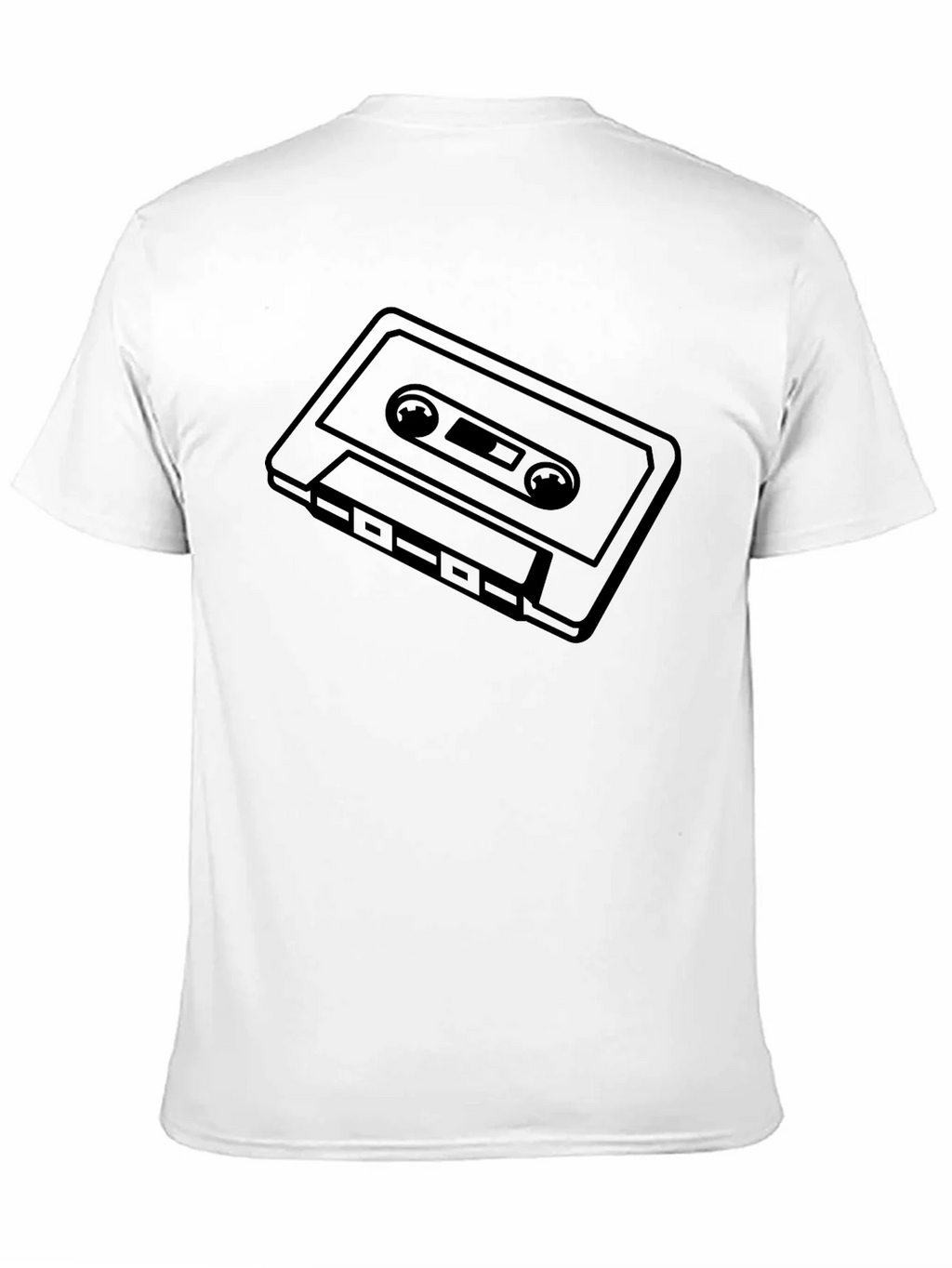 Retro Cassette Tape Graphic Tee - Black product image 9