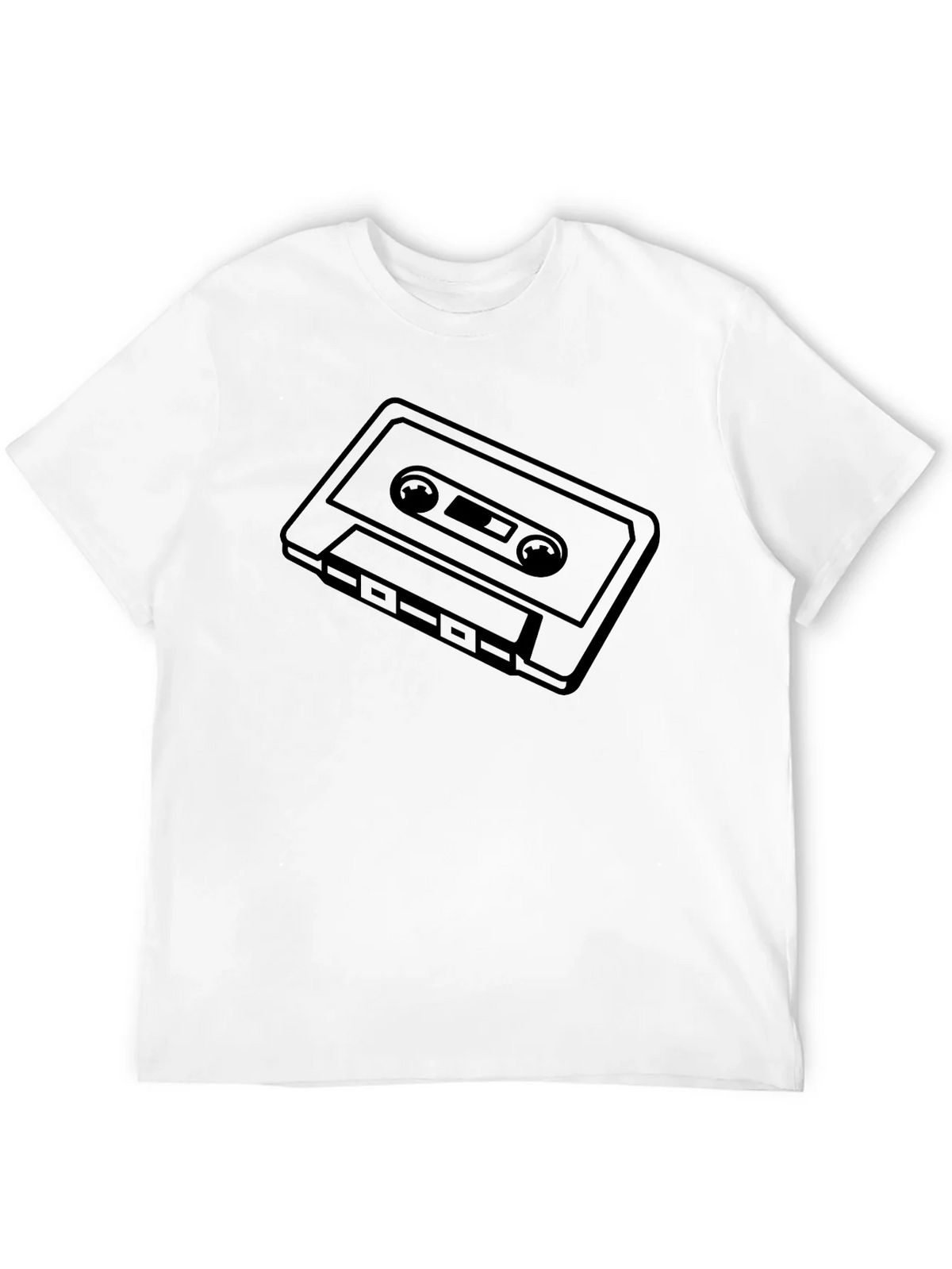 Retro Cassette Tape Graphic Tee - Black product image 10